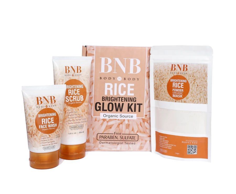 Skin Brightening Rice Facial Kit